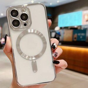 iPhone 12 Pro Max Case | Clear Soft Silicone | Magnetic Wireless Charging
